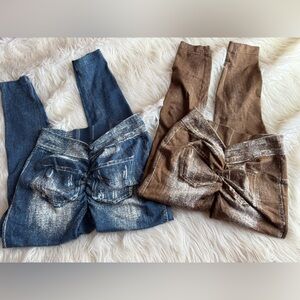 V-Back Jean Leggings Bundle
